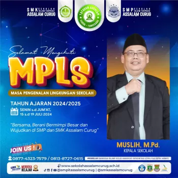 Selamat Mengikuti MPLS TA. 2024/2025