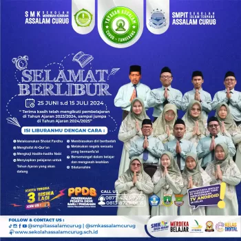 Selamat Liburan Akhir Sekolah